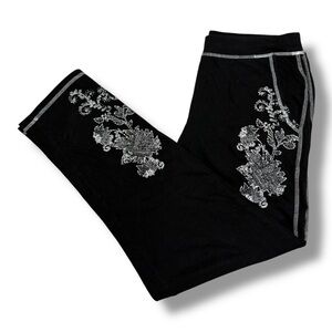 Chico’s Women’s Zenergy Pull On Ankle Sweatpants Black Size 0 (4-6)